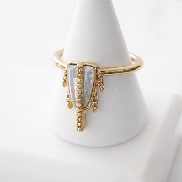 Anthropologie Melanie Auld Gemstone Ring 6 - Picture 1 of 2